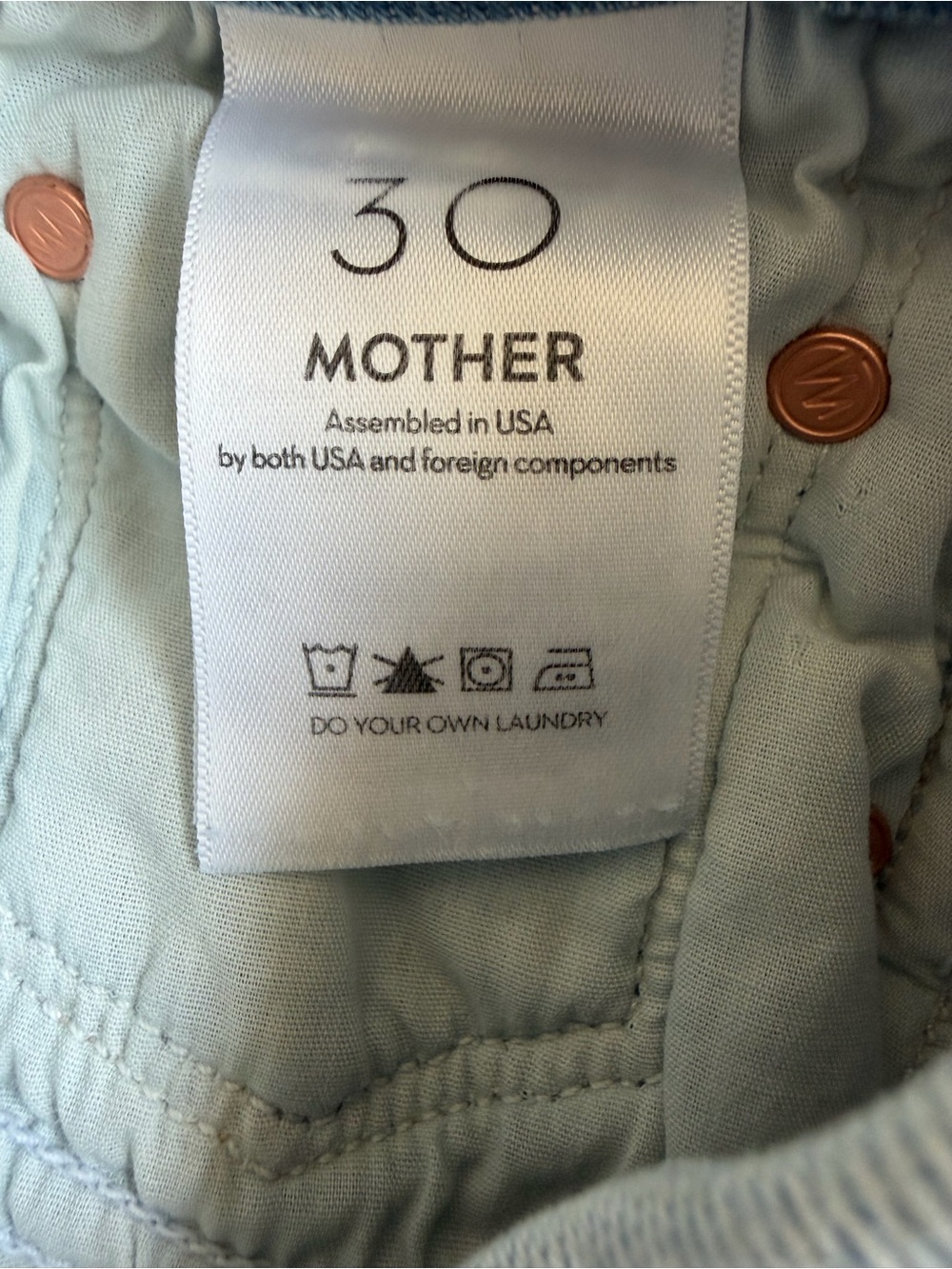NWOT MOTHER The Roller Sneak Ball’s In Your Court 30 High Rise Wide Leg Flare - Picture 8 of 16